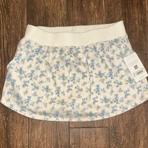 AS Revival Blue and White Floral Skort